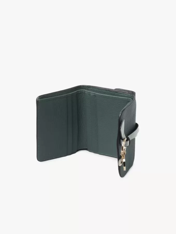 Small Alphabet tri-fold in grained leather Small Alphabet tri-fold in grained leather