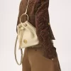 Small Bracelet backpack in grained leather Small Bracelet backpack in grained leather