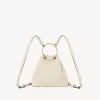 Small Bracelet backpack in grained leather Small Bracelet backpack in grained leather