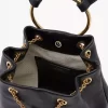 Small Bracelet backpack in grained leather Small Bracelet backpack in grained leather