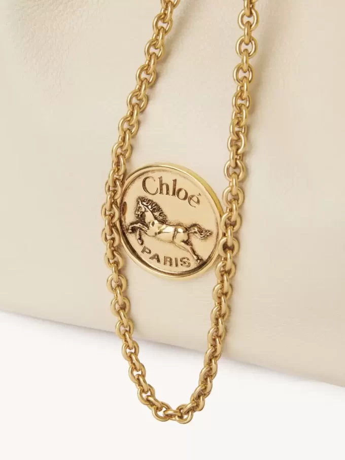 Small Bracelet backpack in grained leather Small Bracelet backpack in grained leather