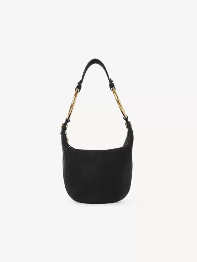 Small Bracelet handbag in suede leather Small Bracelet handbag in suede leather