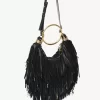 Small Bracelet Hobo bag in fringed leather Small Bracelet Hobo bag in fringed leather