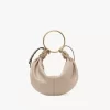 Small Bracelet Hobo bag in grained leather Small Bracelet Hobo bag in grained leather