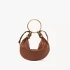 Small Bracelet Hobo bag in grained leather Small Bracelet Hobo bag in grained leather
