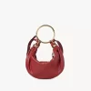 Small Bracelet Hobo bag in grained leather Small Bracelet Hobo bag in grained leather