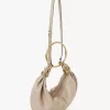 Small Bracelet Hobo bag in grained leather Small Bracelet Hobo bag in grained leather