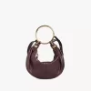 Small Bracelet Hobo bag in grained leather Small Bracelet Hobo bag in grained leather