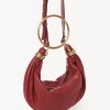 Small Bracelet Hobo bag in grained leather Small Bracelet Hobo bag in grained leather