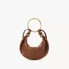 Small Bracelet Hobo bag in grained leather Small Bracelet Hobo bag in grained leather