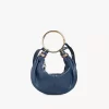 Small Bracelet Hobo bag in grained leather Small Bracelet Hobo bag in grained leather