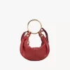 Small Bracelet Hobo bag in grained leather Small Bracelet Hobo bag in grained leather