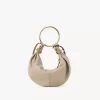 Small Bracelet Hobo bag in grained leather Small Bracelet Hobo bag in grained leather