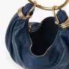 Small Bracelet Hobo bag in grained leather Small Bracelet Hobo bag in grained leather