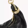 Small Bracelet hobo Bag in grained leather Small Bracelet hobo Bag in grained leather