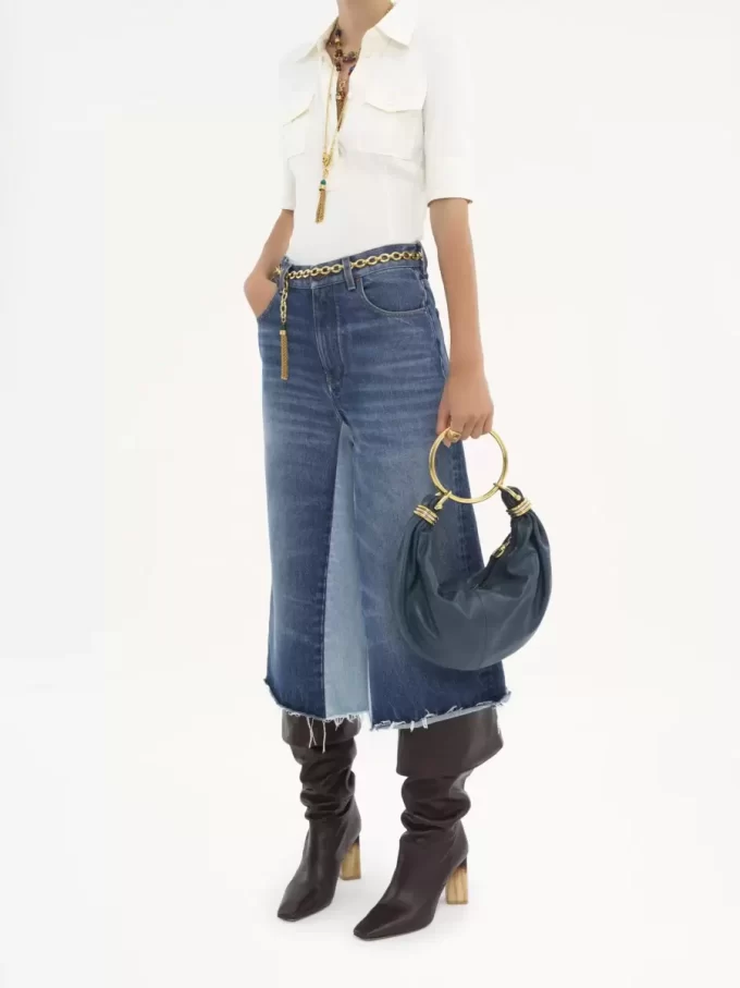 Small Bracelet Hobo bag in grained leather Small Bracelet Hobo bag in grained leather