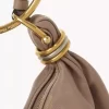 Small Bracelet Hobo bag in grained leather Small Bracelet Hobo bag in grained leather