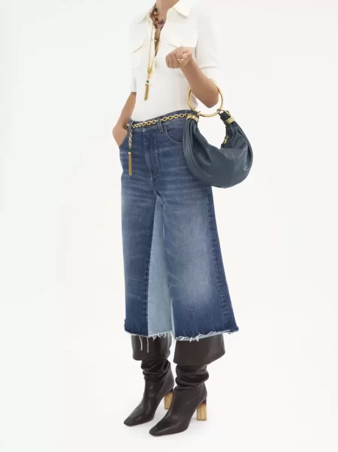 Small Bracelet Hobo bag in grained leather Small Bracelet Hobo bag in grained leather