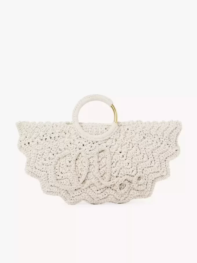 Small Bracelet Paravent tote bag in crochet