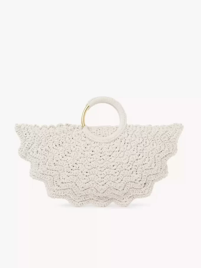 Small Bracelet Paravent tote bag in crochet