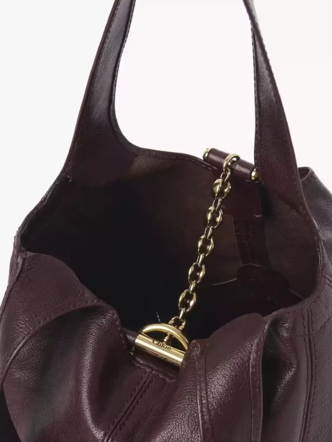 Small Chloé Balloon bag in grained leather Small Chloé Balloon bag in grained leather