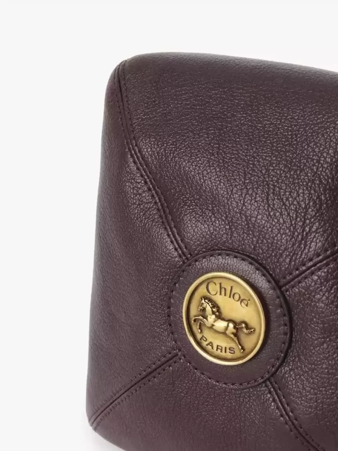 Small Chloé Balloon bag in grained leather Small Chloé Balloon bag in grained leather