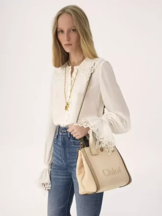 Small Chloé Carry tote bag in canvas Small Chloé Carry tote bag in canvas