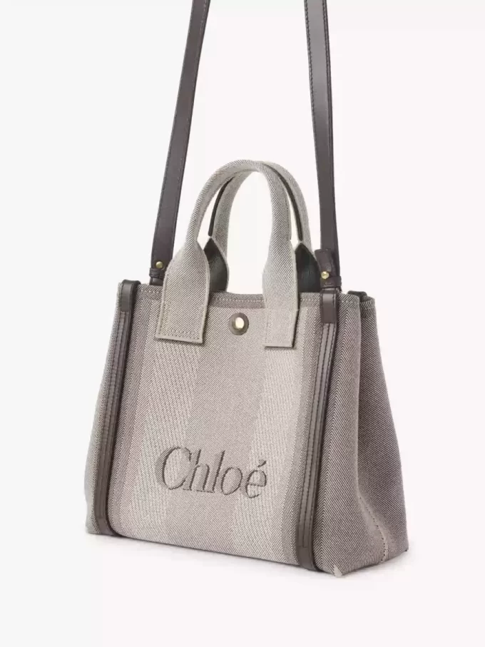 Small Chloé Carry tote bag in canvas Small Chloé Carry tote bag in canvas