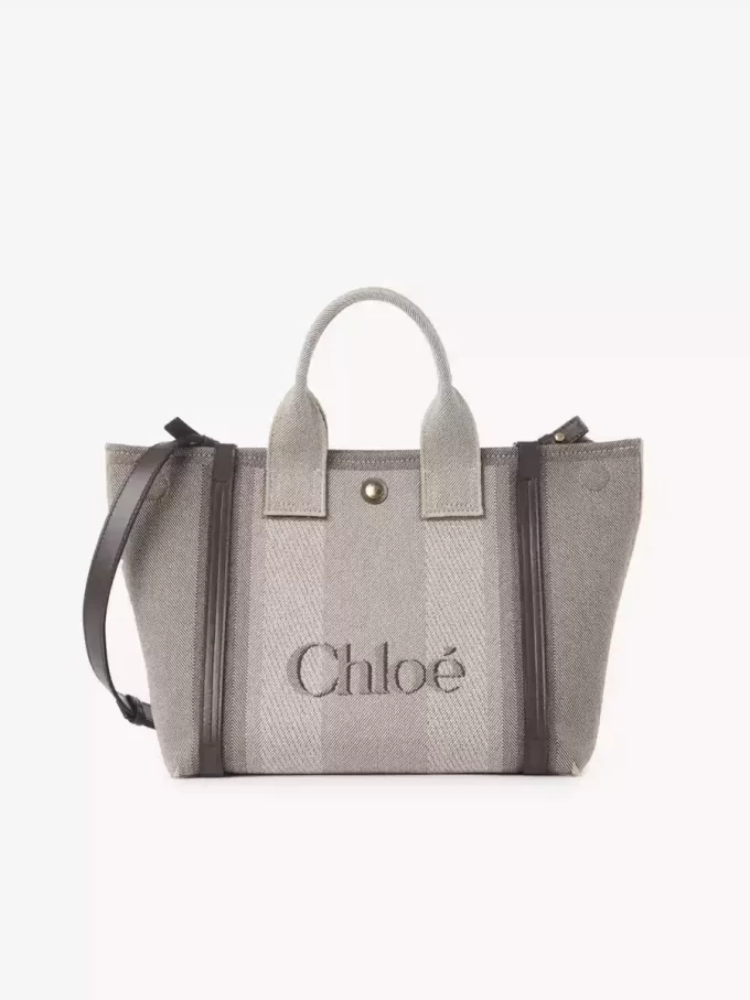 Small Chloé Carry tote bag in canvas Small Chloé Carry tote bag in canvas
