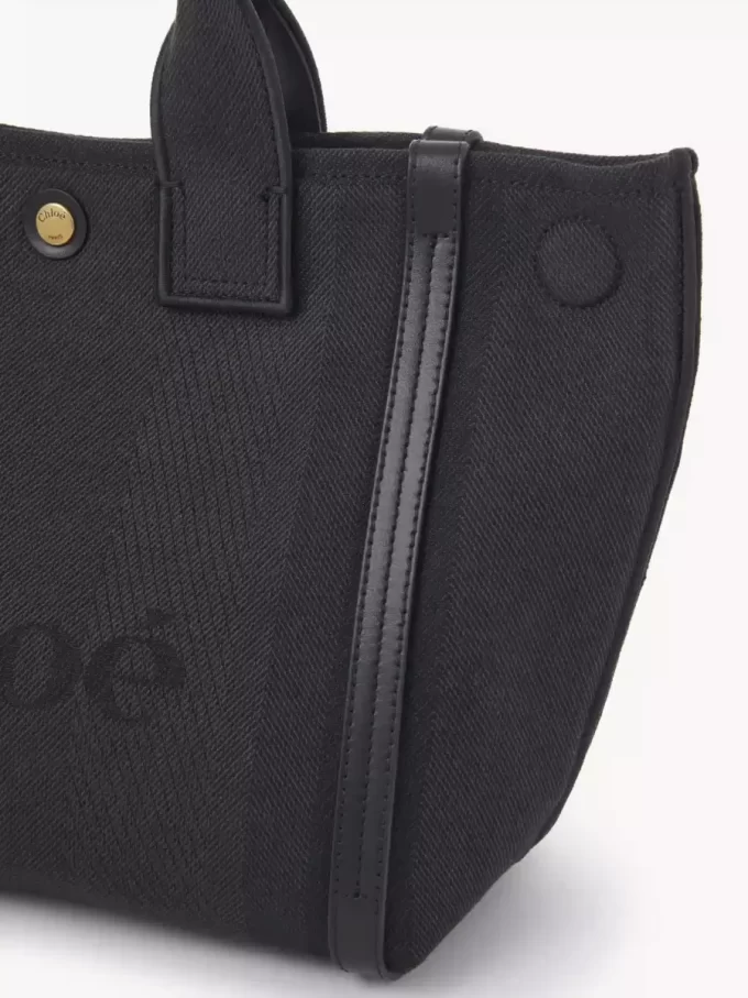 Small Chloé Carry tote bag in canvas Small Chloé Carry tote bag in canvas