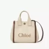 Small Chloé Carry tote bag in raffia-effect fibers Small Chloé Carry tote bag in raffia-effect fibers