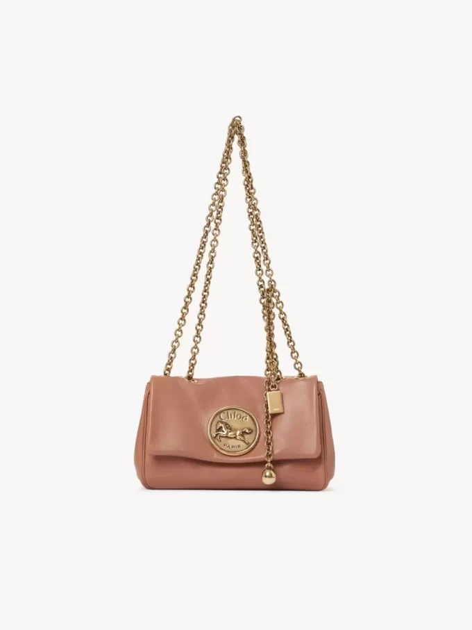 Small Chloé Heritage shoulder bag in grained leather Small Chloé Heritage shoulder bag in grained leather