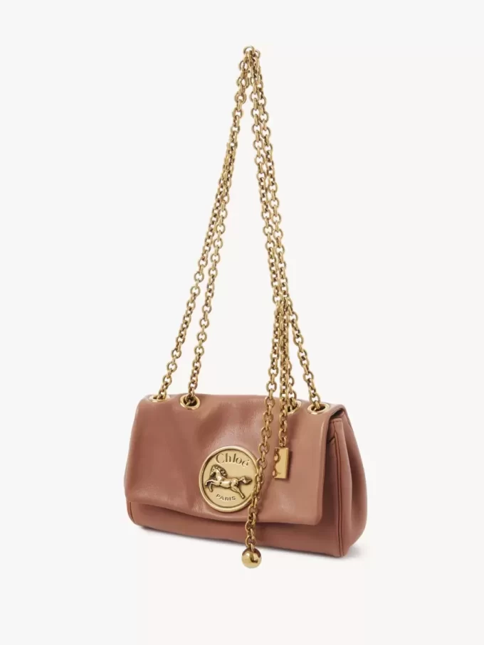 Small Chloé Heritage shoulder bag in grained leather Small Chloé Heritage shoulder bag in grained leather