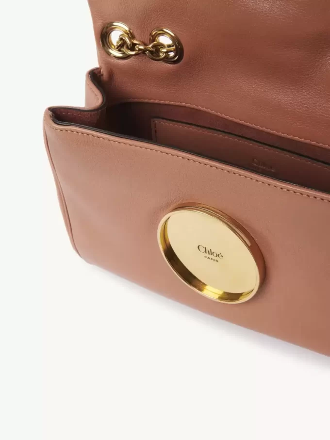 Small Chloé Heritage shoulder bag in grained leather Small Chloé Heritage shoulder bag in grained leather