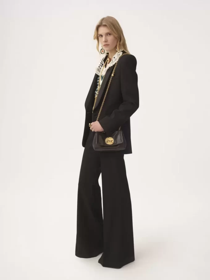 Small Chloé Heritage shoulder bag in grained leather Small Chloé Heritage shoulder bag in grained leather