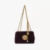 Small Chloé Heritage shoulder bag in velvet Small Chloé Heritage shoulder bag in velvet