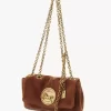 Small Chloé Heritage shoulder bag in velvet Small Chloé Heritage shoulder bag in velvet