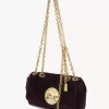 Small Chloé Heritage shoulder bag in velvet Small Chloé Heritage shoulder bag in velvet