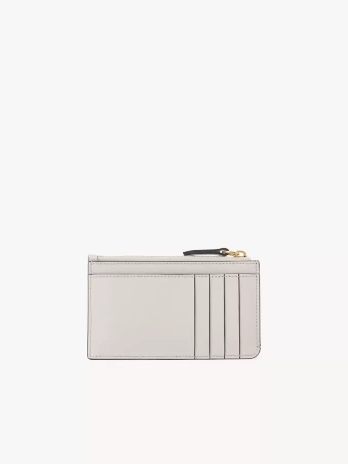 Small Chloé Iconic purse with card slots in grained leather
