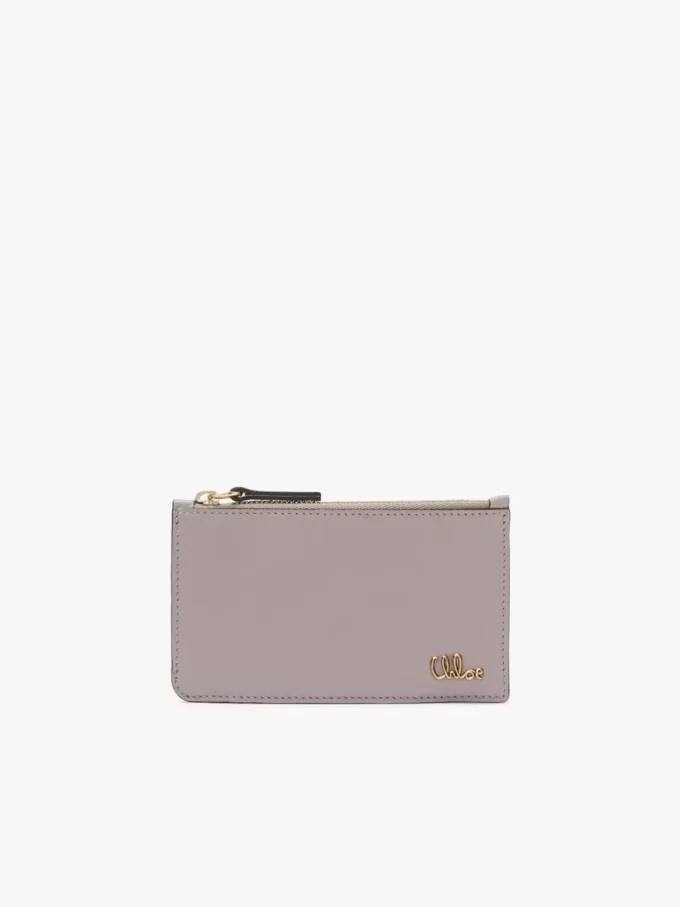 Small Chloé Iconic purse with card slots in shiny leather