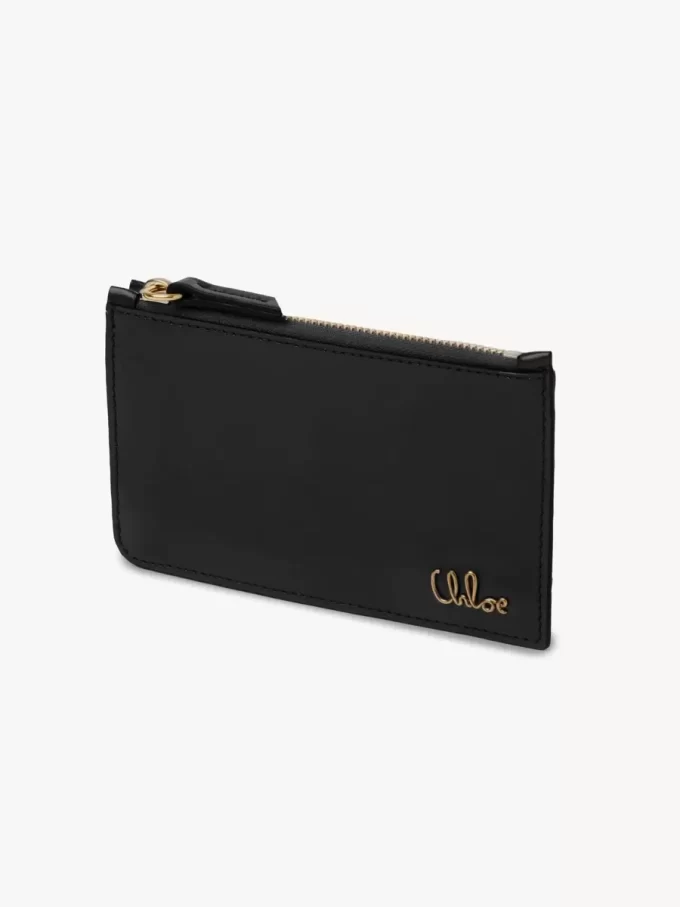 Small Chloé Iconic purse with card slots in shiny leather