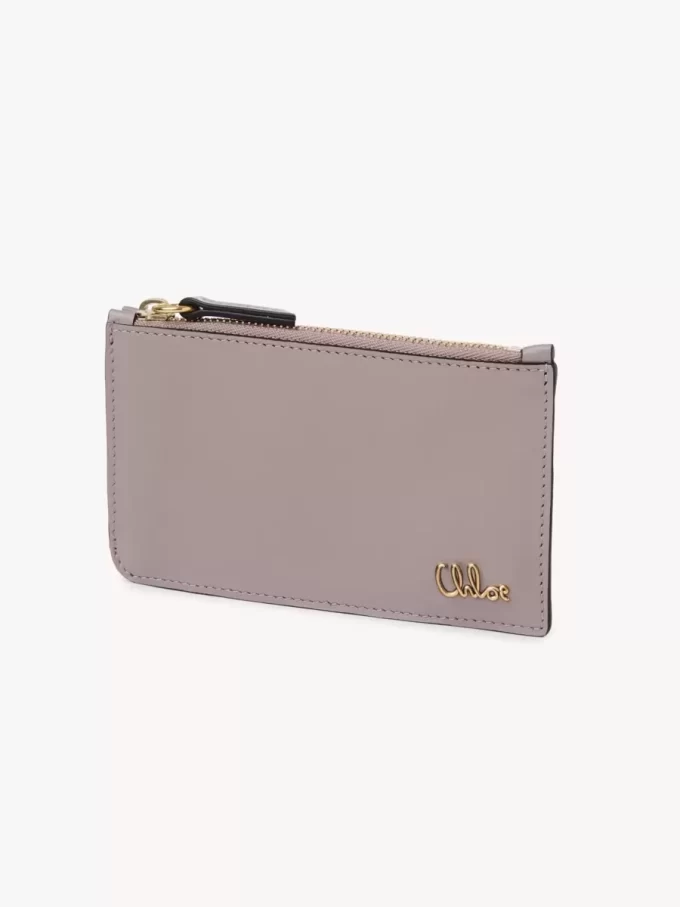 Small Chloé Iconic purse with card slots in shiny leather