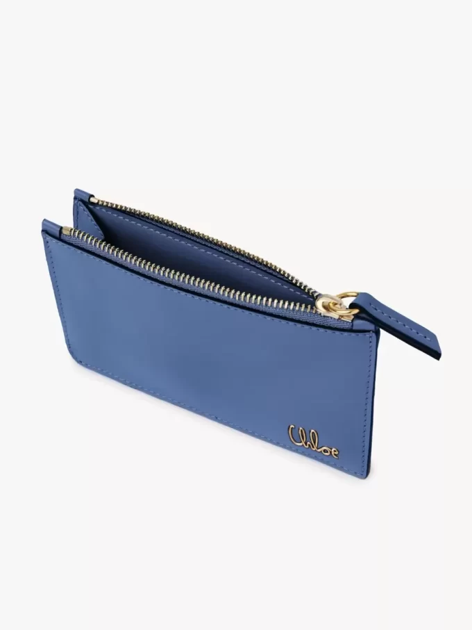 Small Chloé Iconic purse with card slots in shiny leather