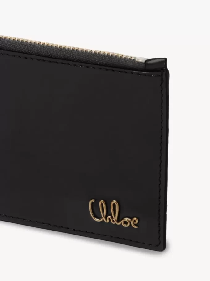 Small Chloé Iconic purse with card slots in shiny leather