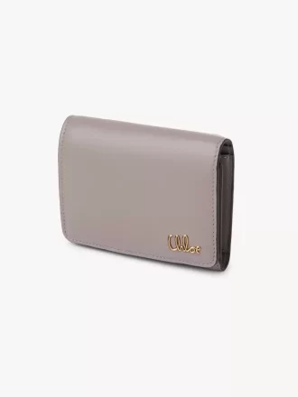 Small Chloé Iconic tri-fold with coin pocket in shiny leather