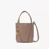 Small Chloé Spin tote bag in grained leather Small Chloé Spin tote bag in grained leather