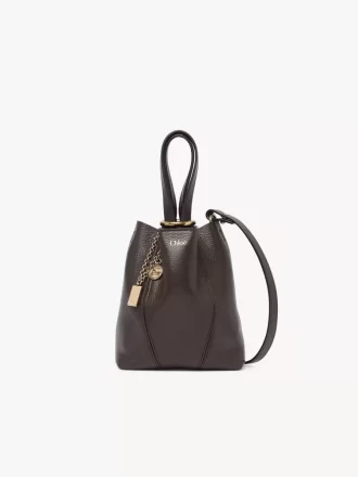 Small Chloé Spin tote bag in grained leather