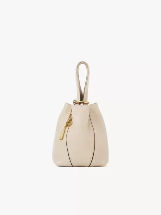 Small Chloé Spin tote bag in grained leather Small Chloé Spin tote bag in grained leather