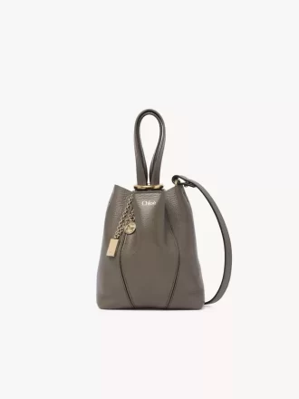 Small Chloé Spin tote bag in grained leather