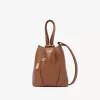 Small Chloé Spin tote bag in grained leather Small Chloé Spin tote bag in grained leather